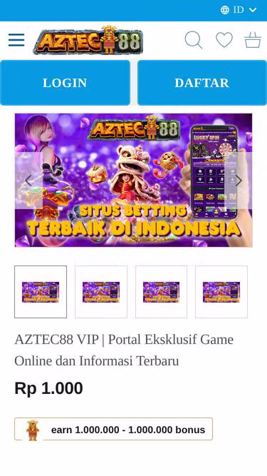 Screenshot of aztec88.vip