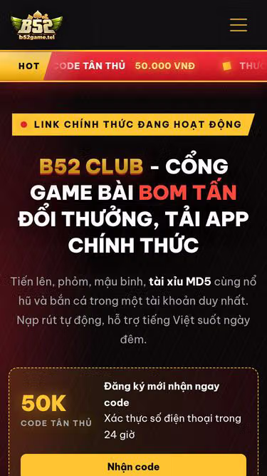 Screenshot of b52.im