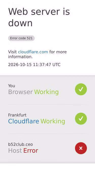 Screenshot of b52club.ceo