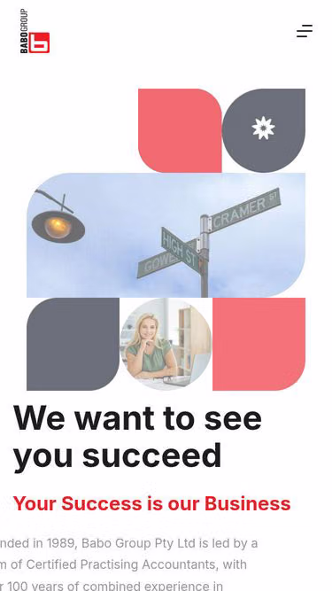 Screenshot of babo.com.au