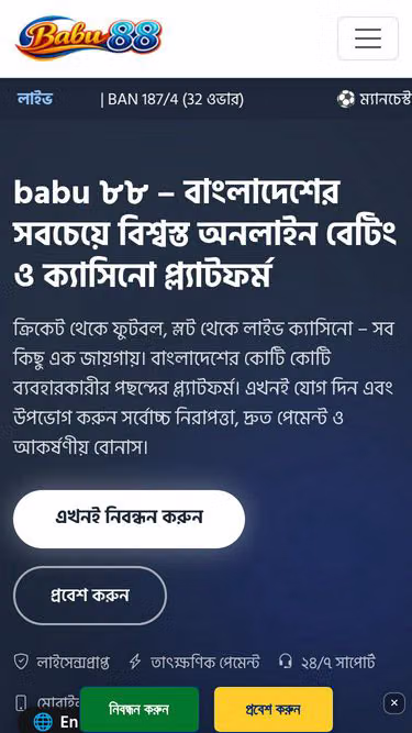 Screenshot of babu.ws