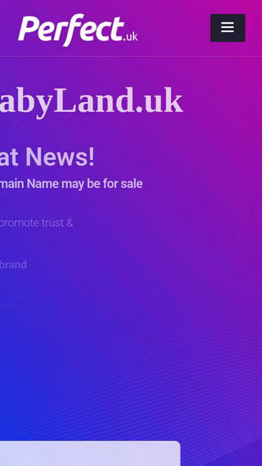 Screenshot of babyland.uk
