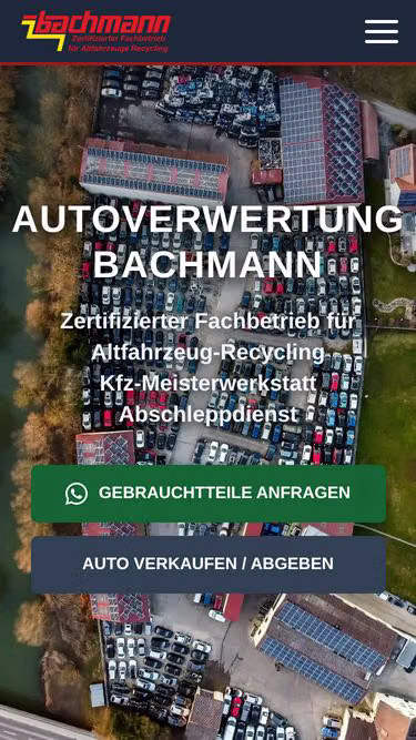 Screenshot of bachmann.gmbh