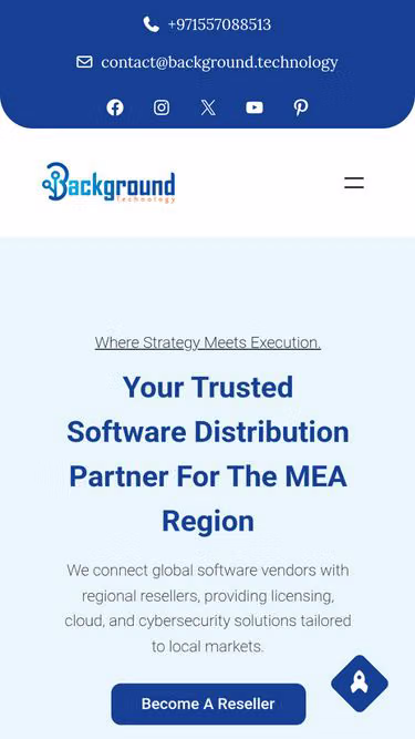 Screenshot of background.technology