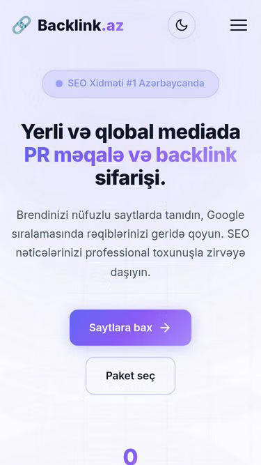 Screenshot of backlink.az