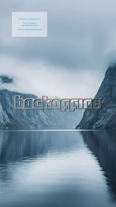 Screenshot of backoffice.dk