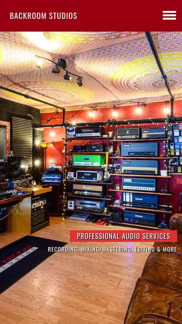 Screenshot of backroom.studio