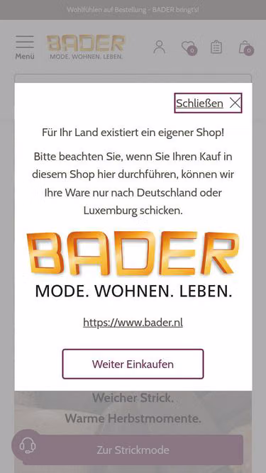 Screenshot of bader.lu