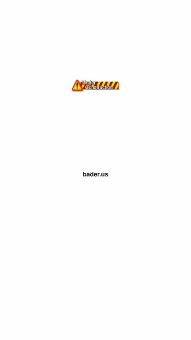 Screenshot of bader.us
