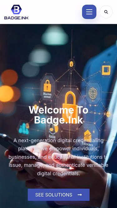 Screenshot of badge.ink