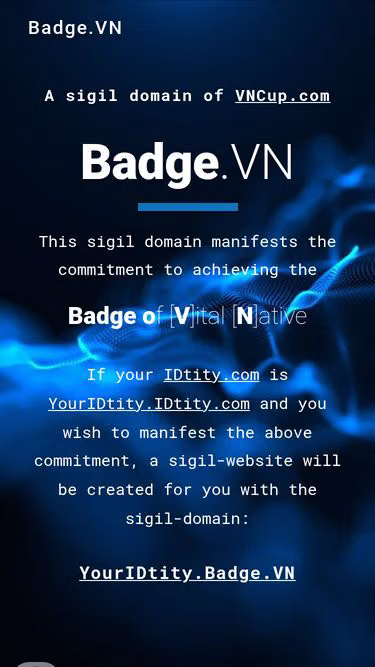 Screenshot of badge.vn