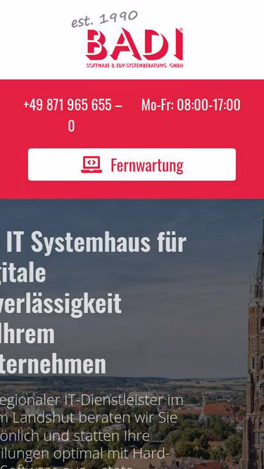 Screenshot of badi.de