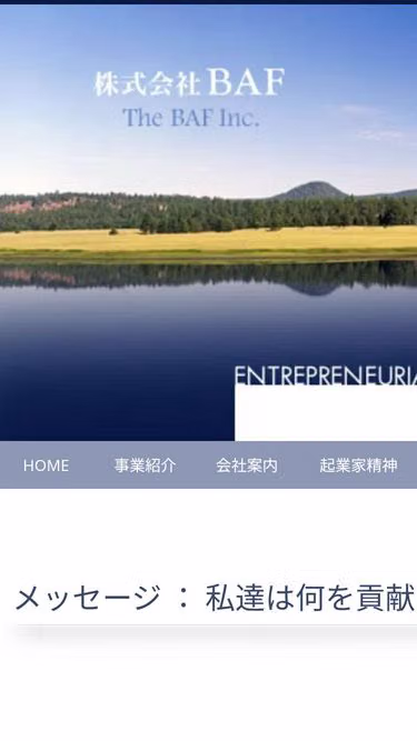 Screenshot of baf.co.jp