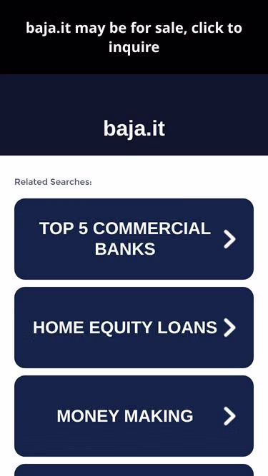 Screenshot of baja.it