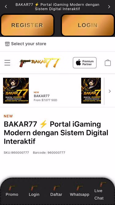 Screenshot of bakar77.asia
