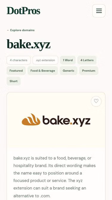 Screenshot of bake.xyz