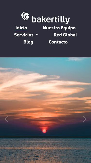Screenshot of bakertilly.com.sv