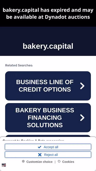 Screenshot of bakery.capital