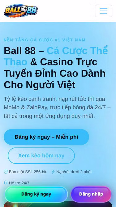 Screenshot of ball88.guru