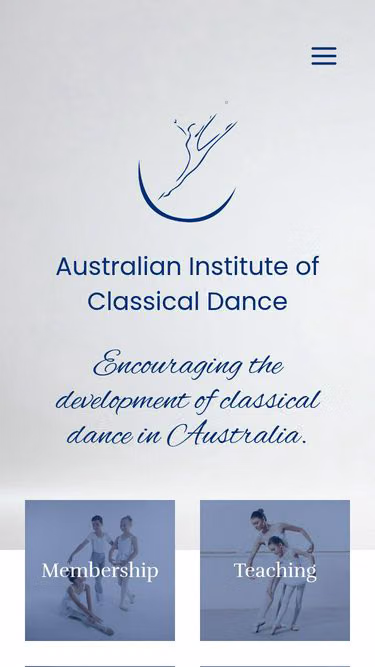 Screenshot of ballet.org.au