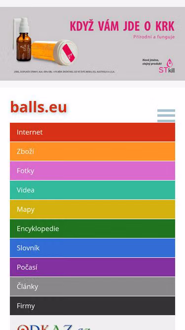 Screenshot of balls.eu