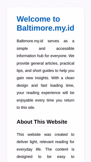 Screenshot of baltimore.my.id