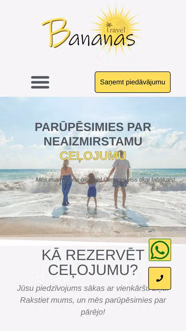 Screenshot of bananas.lv