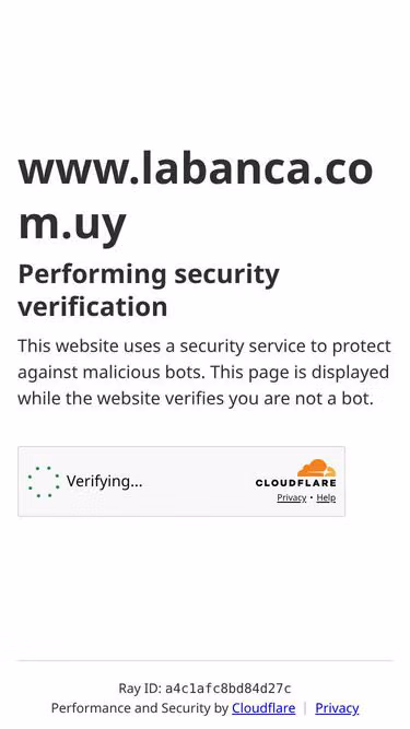Screenshot of banca.com.uy