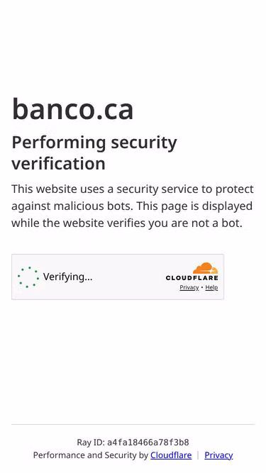 Screenshot of banco.ca