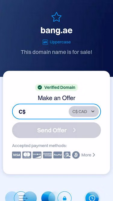 Screenshot of bang.ae