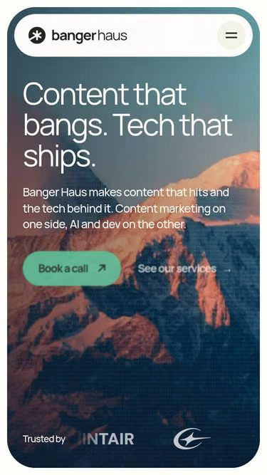 Screenshot of banger.haus