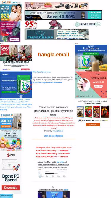 Screenshot of bangla.email
