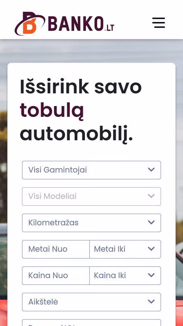 Screenshot of banko.lt
