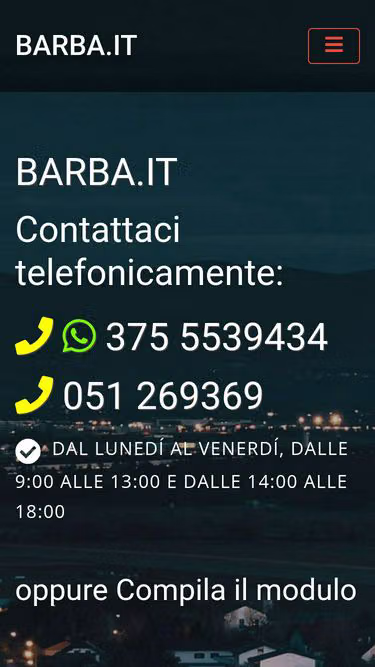 Screenshot of barba.it