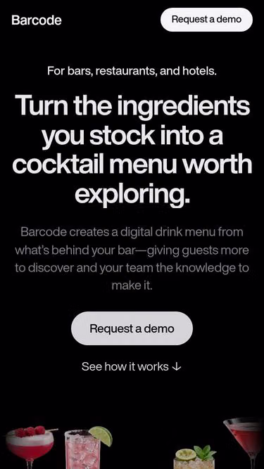 Screenshot of barcode.rocks