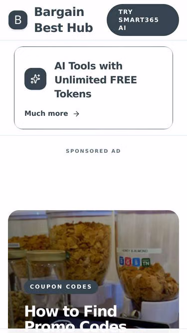 Screenshot of bargain.best