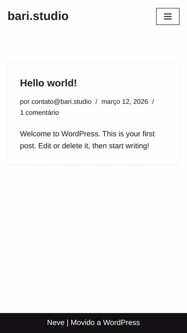 Screenshot of bari.studio