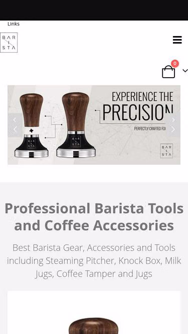 Screenshot of barista.com