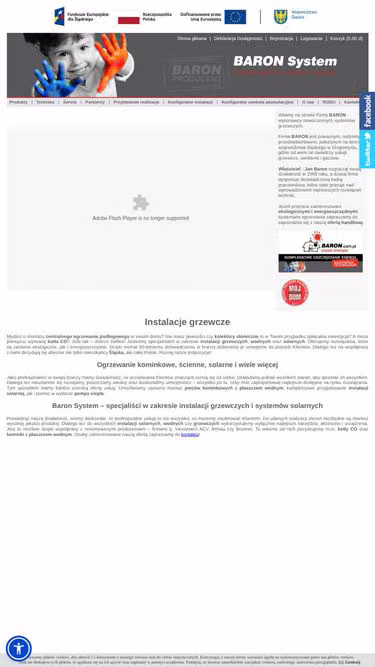 Screenshot of baron.com.pl