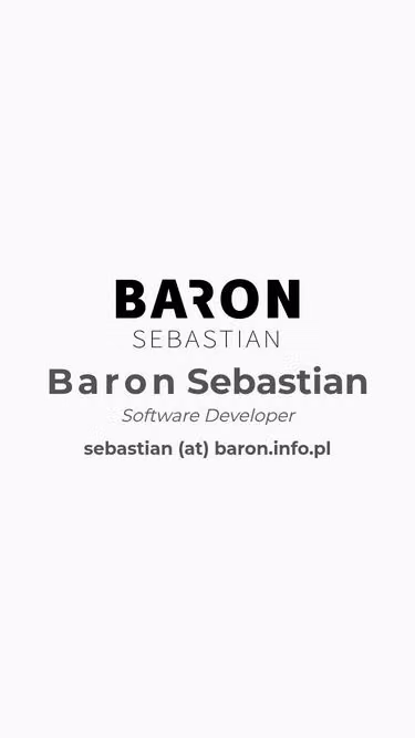 Screenshot of baron.info.pl