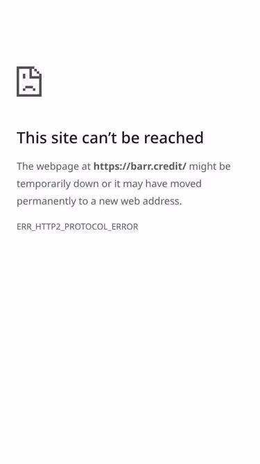 Screenshot of barr.credit