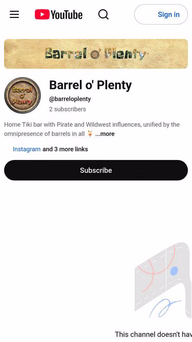 Screenshot of barrel.yt