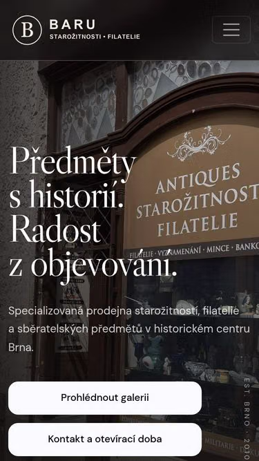 Screenshot of baru.cz