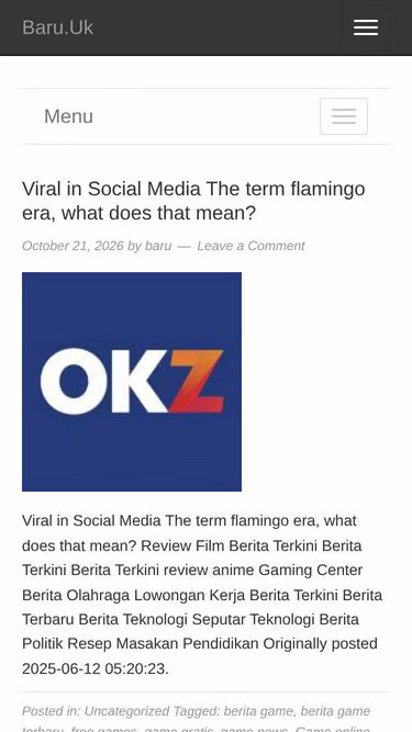 Screenshot of baru.uk