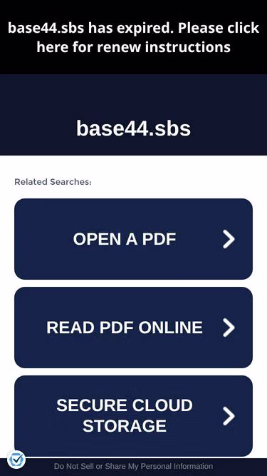 Screenshot of base44.sbs