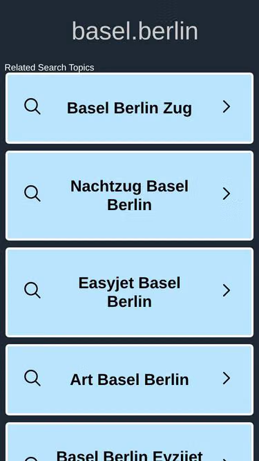 Screenshot of basel.berlin