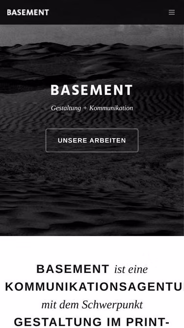 Screenshot of basement.co.at