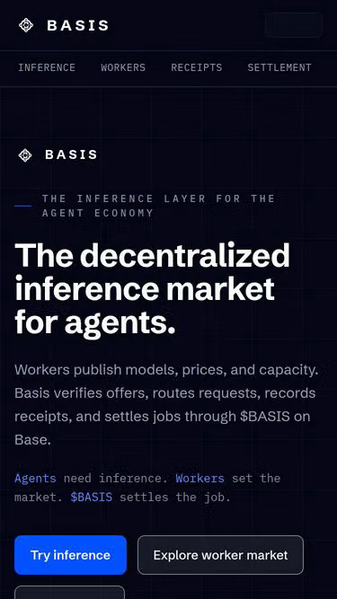 Screenshot of basis.watch