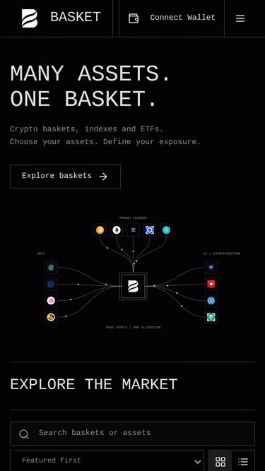 Screenshot of basket.ac