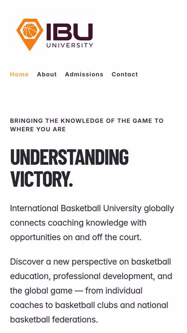 Screenshot of basketball.university